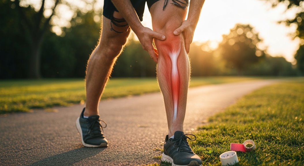 Wadenmuskelzerrung Joggen Behandlung