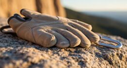 Kletterhandschuhe für besseren Griff