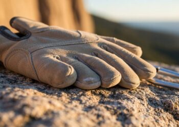 Kletterhandschuhe für besseren Griff
