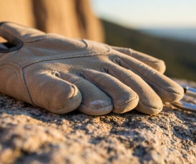 Kletterhandschuhe für besseren Griff
