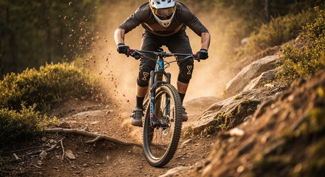 Abfahrstechniken für Mountainbiker