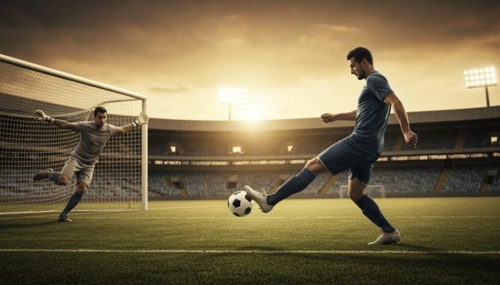 Distanzschuss-Trainings im Fußball