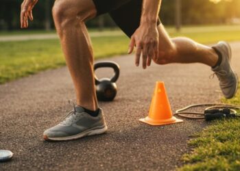 effektiver Jogging-Kreis-Übungen