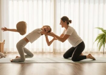 familienfreundliche Yoga-Aktivitäten