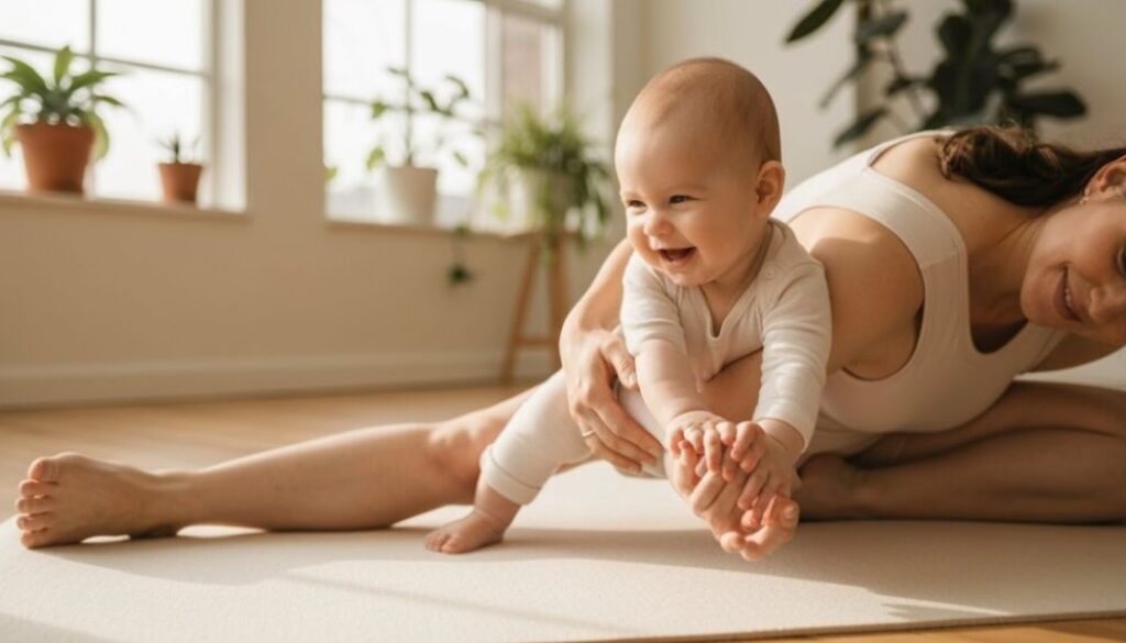 sanftes Yoga für Mütter