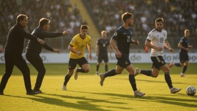 das Tempo der Fußballmannschaft erhöhen