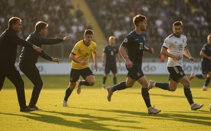 das Tempo der Fußballmannschaft erhöhen