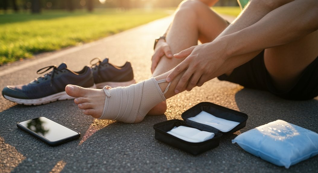 Gelenkbänderriss-Erholung