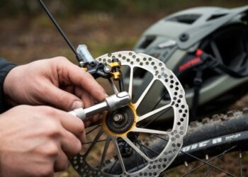 Mountainbike-Bremseneinstellung