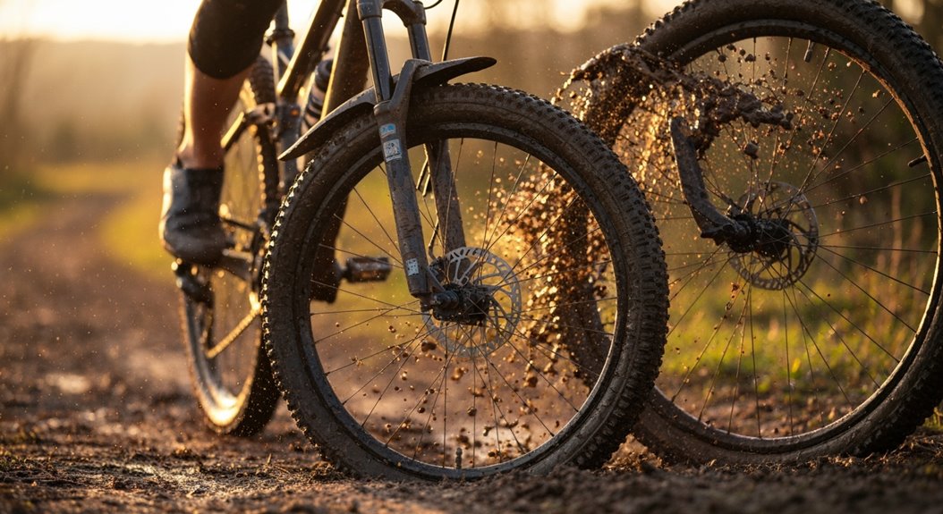 Mountainbike-Schutzblech Vor- und Nachteile