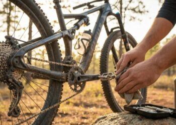 Wartung von Mountainbikes