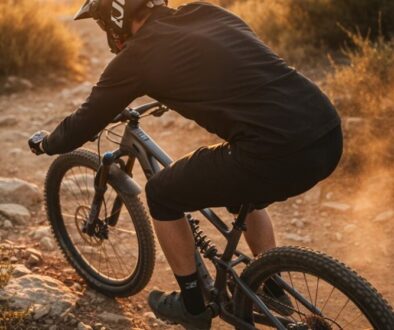 Mountainbike-Sitzposition