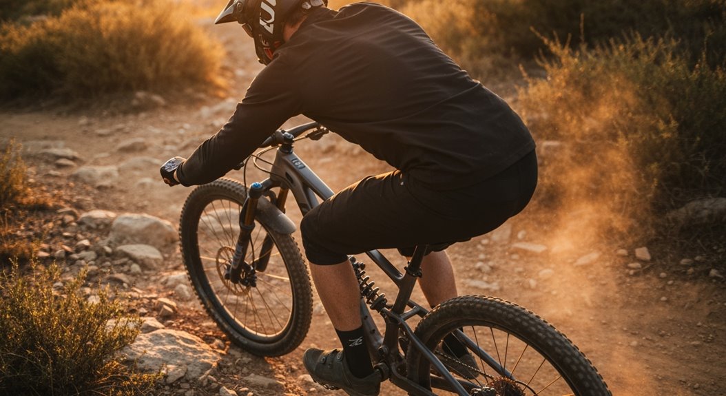 Mountainbike-Sitzposition