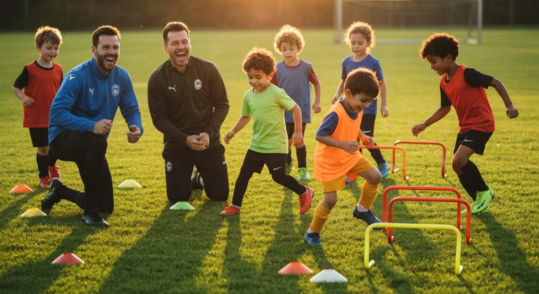 spielerisches Bewegungstraining Fußball