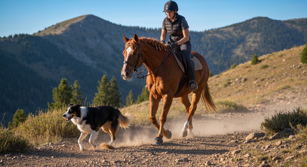 Horse Dog Trail ein Sport mit Hund und Pferd