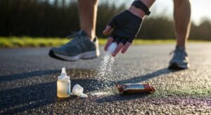 Zucker und Joggen