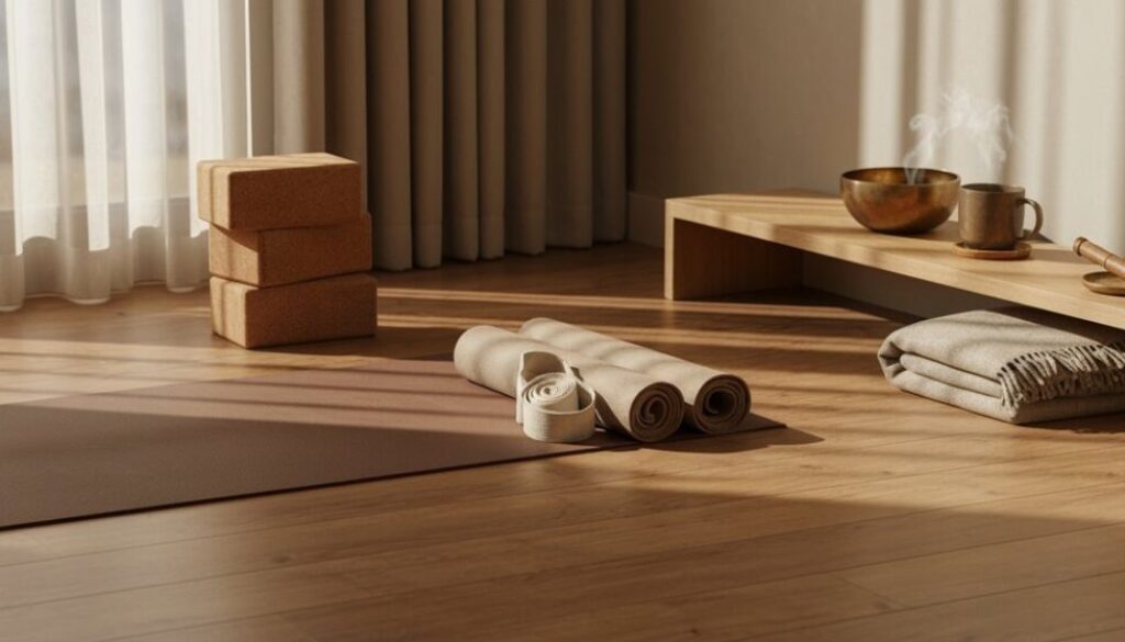 Yoga-Praxis mit Hilfsmitteln