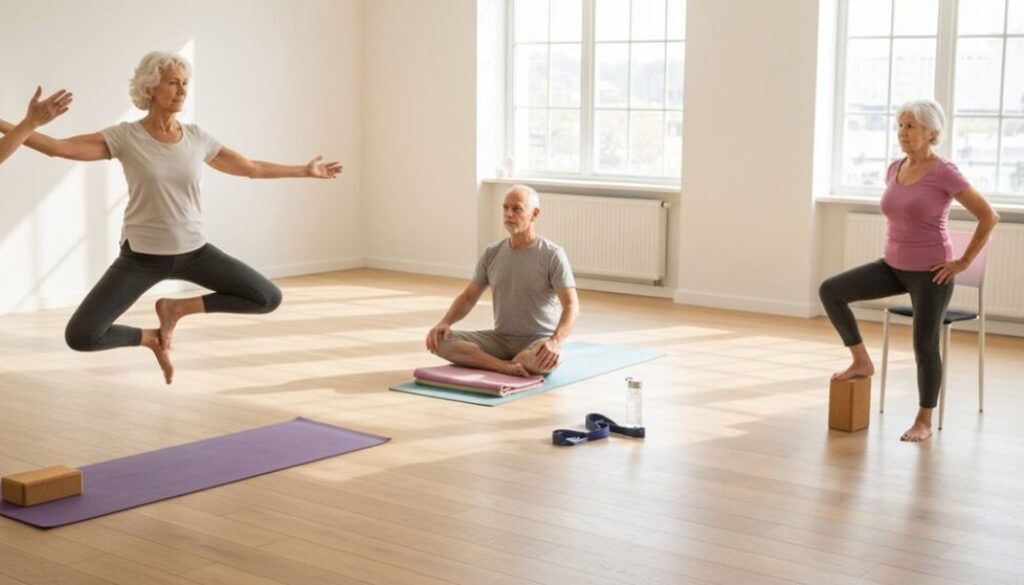 Yoga-Sicherheit für Senioren