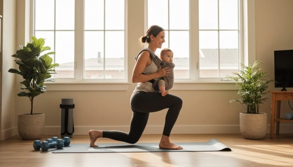 Babytragen-Fitness-Workouts