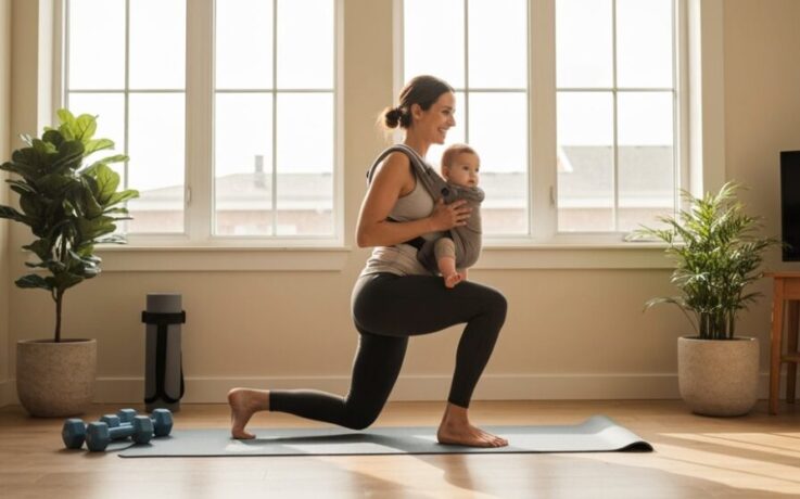 Babytragen-Fitness-Workouts