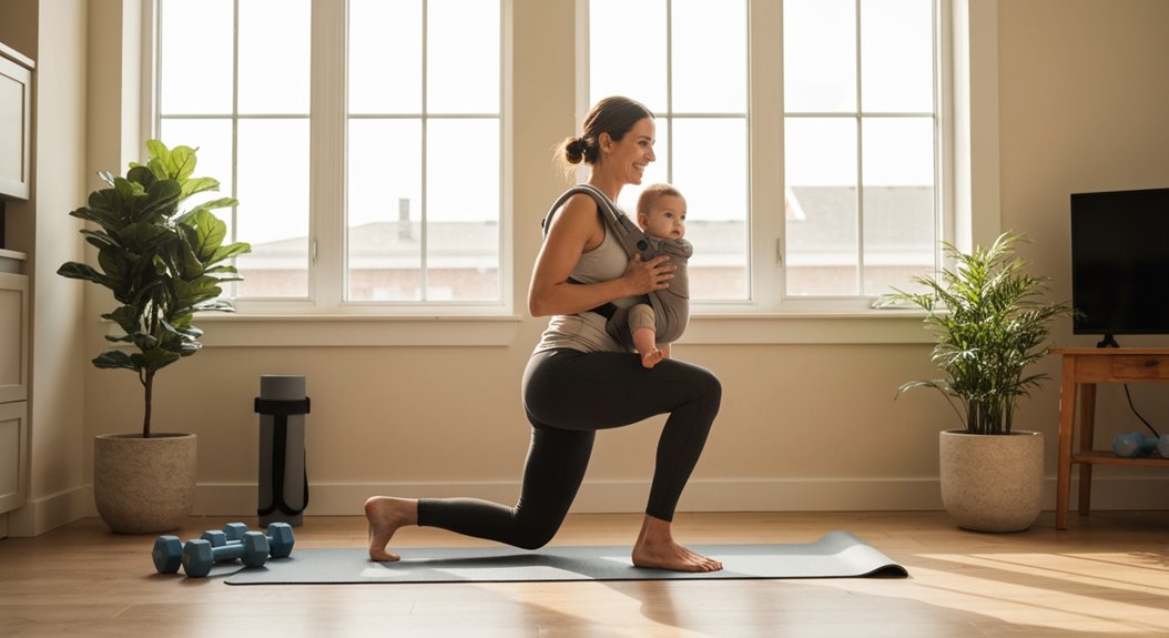 Babytragen-Fitness-Workouts