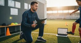 ein Fußballtrainer werden