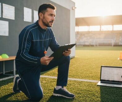 ein Fußballtrainer werden