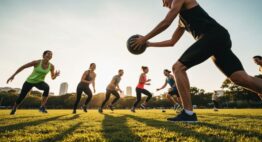 Gemeinschaftliches Gruppen-Fitnessangebot