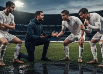 Fußballmannschaft Gruppendynamik