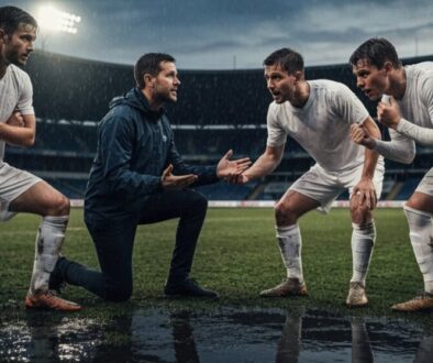 Fußballmannschaft Gruppendynamik