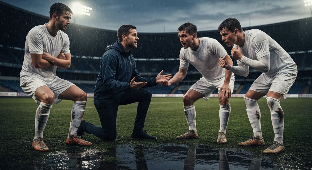 Fußballmannschaft Gruppendynamik
