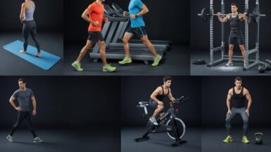 Fitnesskleidung nach Gerätetyp