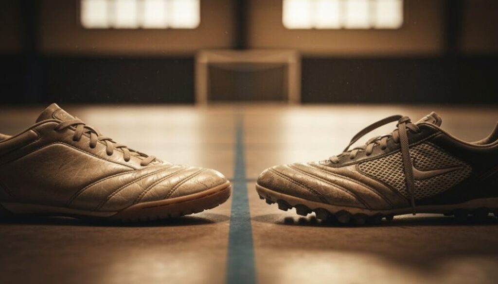 Hallenschuhe vs. Kunstrasen
