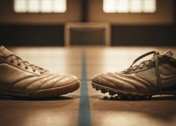 Hallenschuhe vs. Kunstrasen