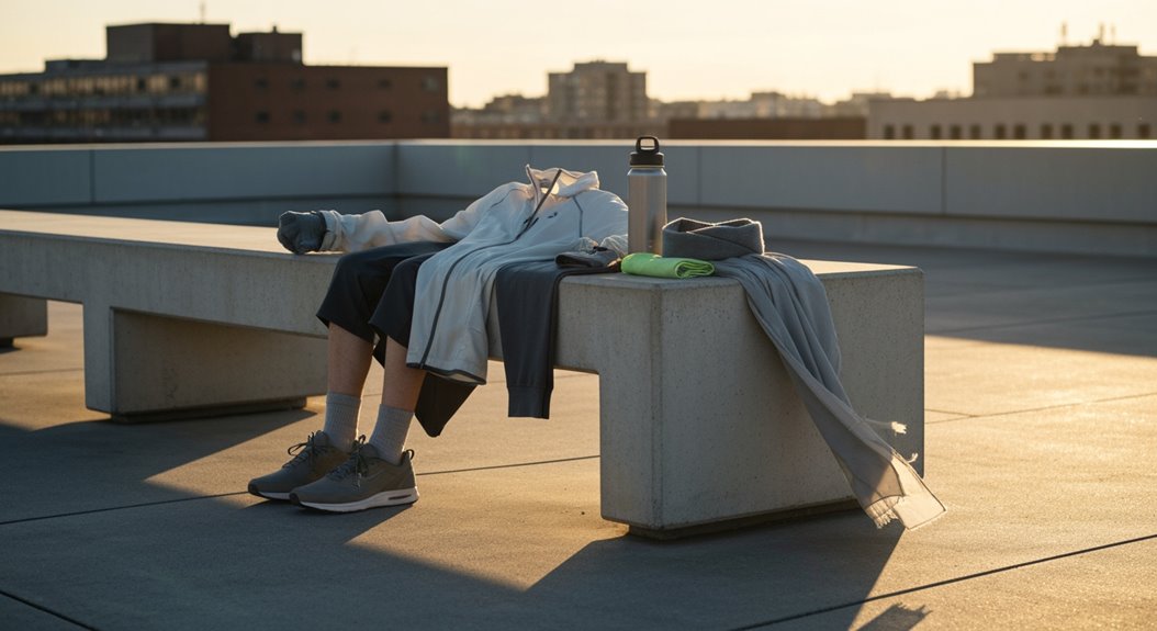 geschichtetes, anpassungsfähiges, wetterfestes Outfit