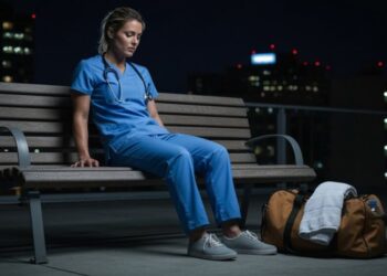 Nachtschichtkrankenschwester Erholungsroutine