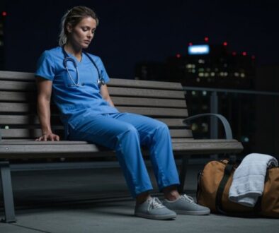 Nachtschichtkrankenschwester Erholungsroutine