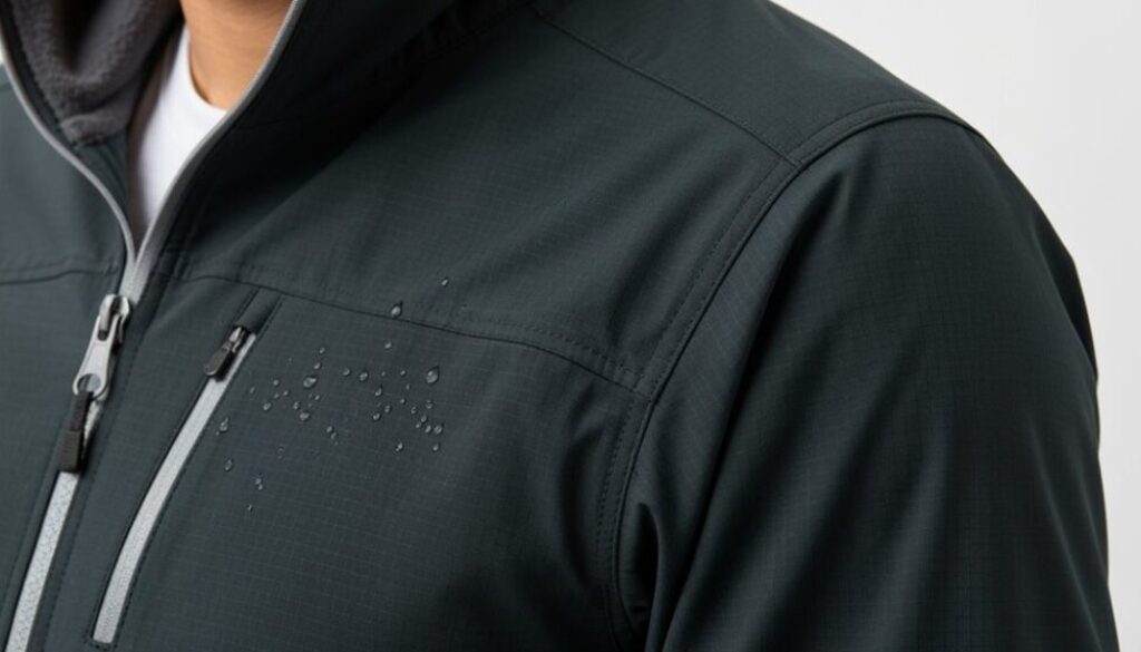 Outdoorjacke Leistungsstoffe