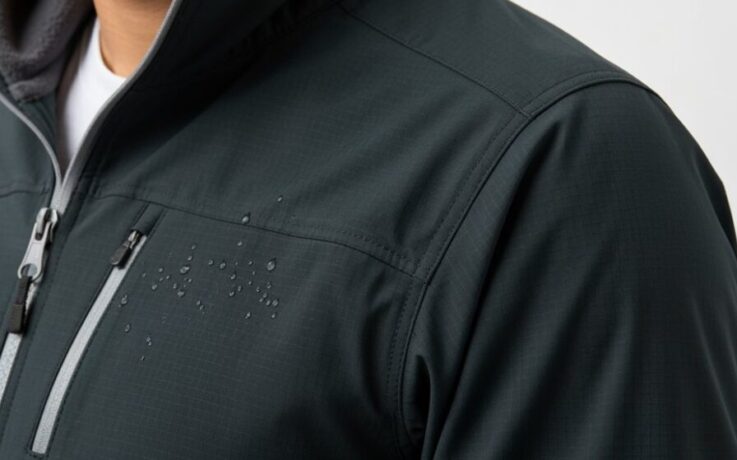 Outdoorjacke Leistungsstoffe