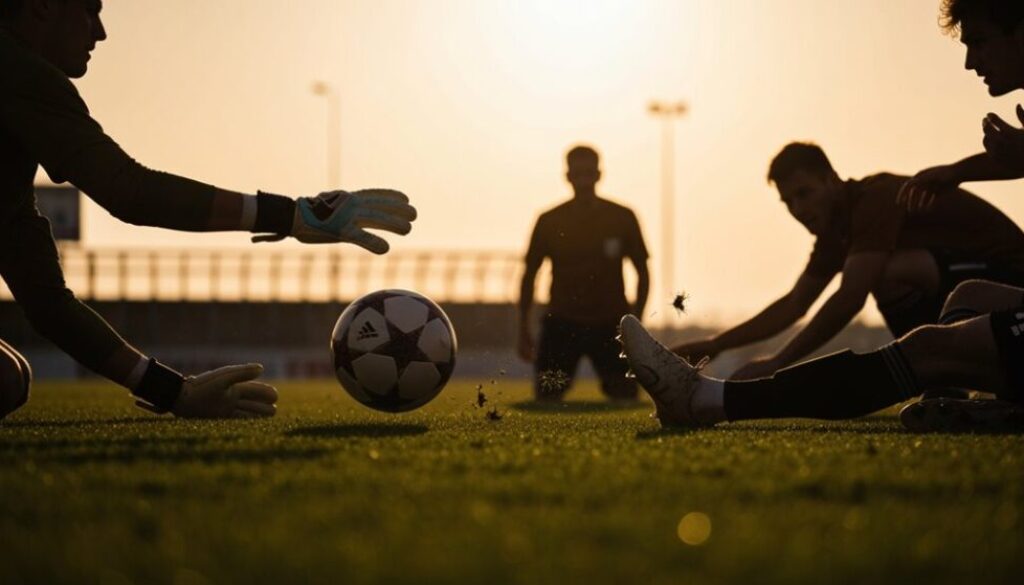 Elfmeterschießen Drucktraining