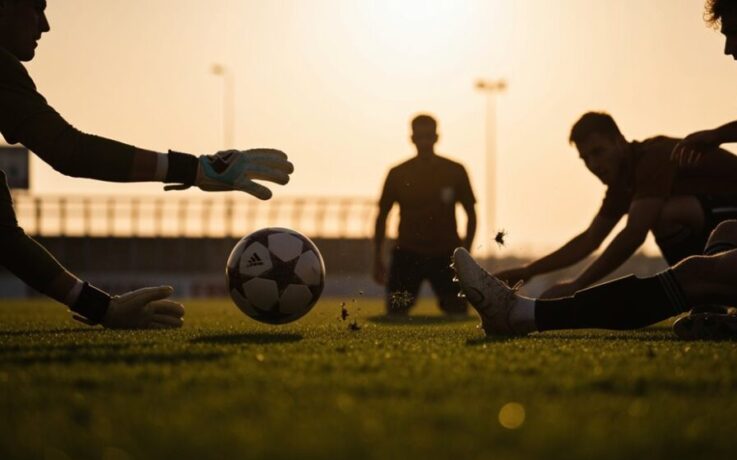 Elfmeterschießen Drucktraining