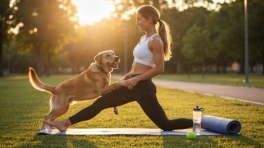 haustierbetriebene canine Fitnessroutinen