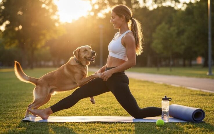 haustierbetriebene canine Fitnessroutinen