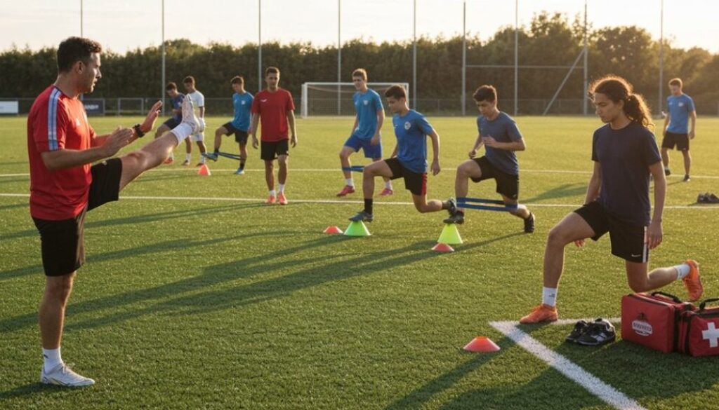 präventives Training zur Vermeidung von Fußballverletzungen