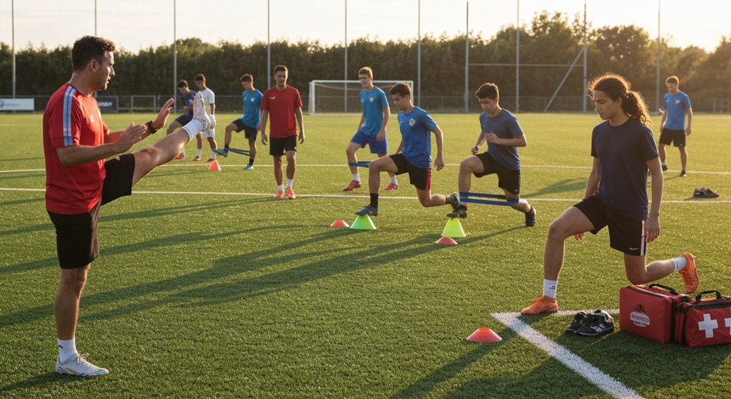 präventives Training zur Vermeidung von Fußballverletzungen