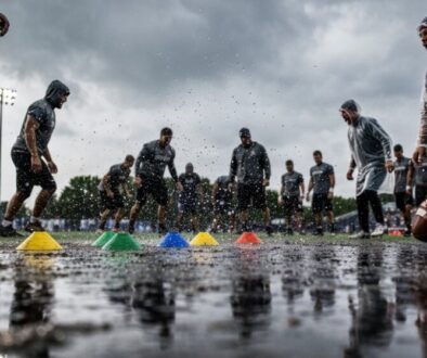 regenfeste Fußballtraining-Übungen
