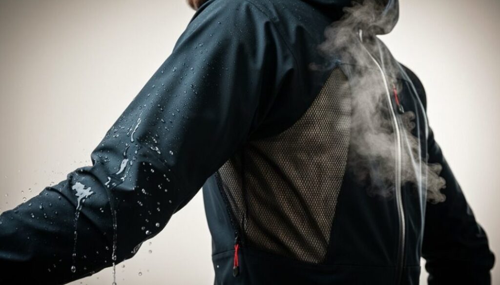 regenfest Atmungsaktivität Leistungsübersicht