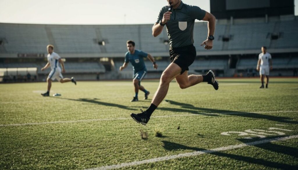 Schiedsrichter Spiel zurückgelegte Entfernung