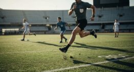 Schiedsrichter Spiel zurückgelegte Entfernung