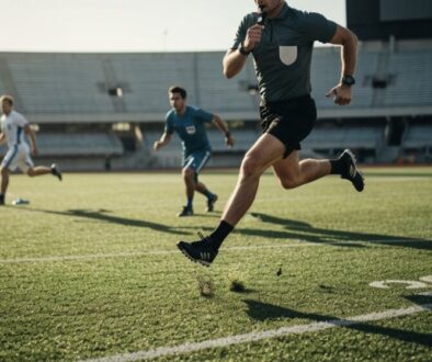 Schiedsrichter Spiel zurückgelegte Entfernung